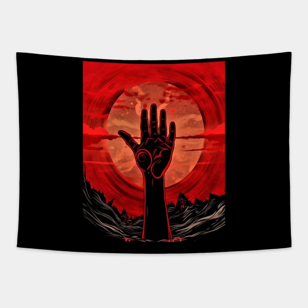 Hand of Chaos Tapestry by BarrySullivan