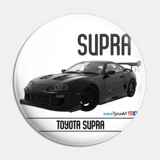 Supra Time Black Carbon Pin