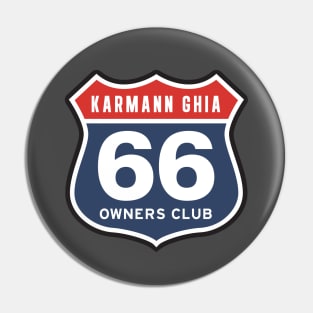 Karmann Ghia 66 Owners Club Pin