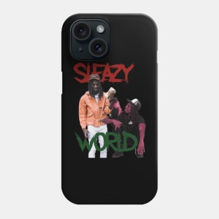 sleazy world Phone Case