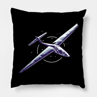 Glider Sailplane Biplane Pillow