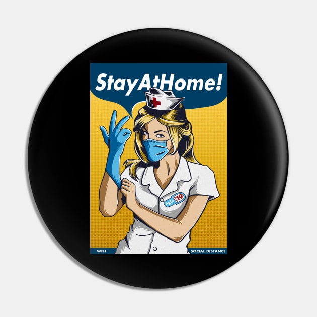 stayhome fight coronavirus Pin by opoyostudio