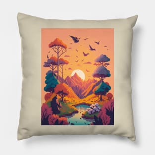 Nature Landscape Pillow