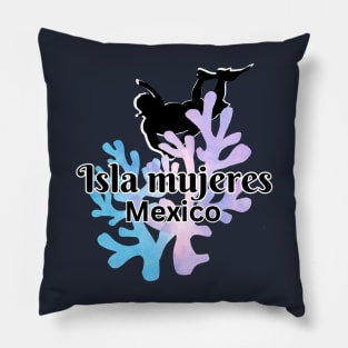 Isla Mujeres Mexico Pillow