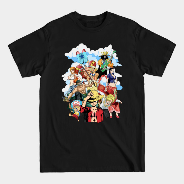 One piece anime - Straw Hat Pirates - One Piece Anime - T-Shirt