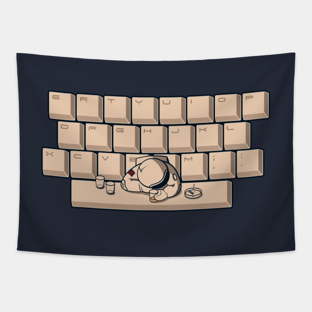 SpaceBar Tapestry by TieUp Studio