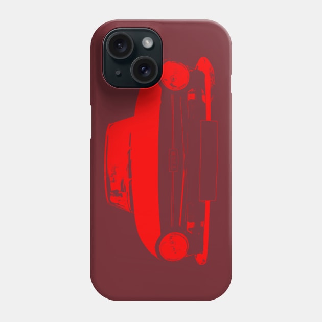 Triumph TR6 1970s classic British sports car monoblock red Phone Case by soitwouldseem