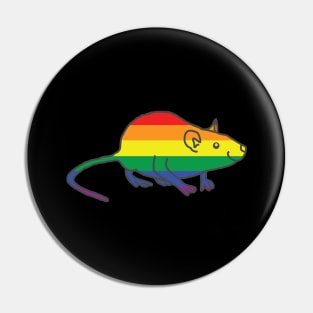 Rat Pride Pin