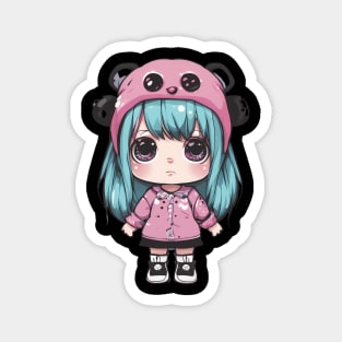 Tiny Kawaii Diva Magnet