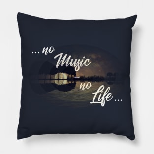 no music - no life Pillow