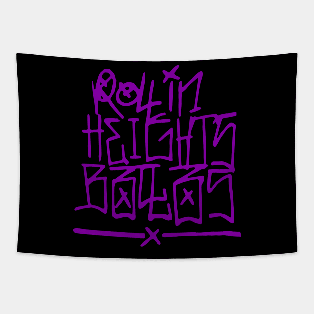 Rollin' Height Ballas Graffiti Tapestry by Power Up Prints