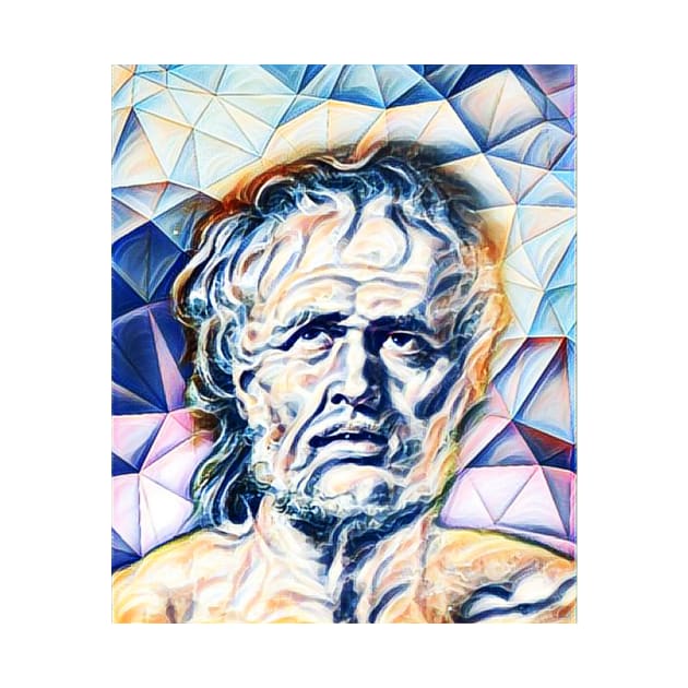 Lucius Annaeus Seneca Portrait | Lucius Annaeus Seneca Artwork 12 by JustLit