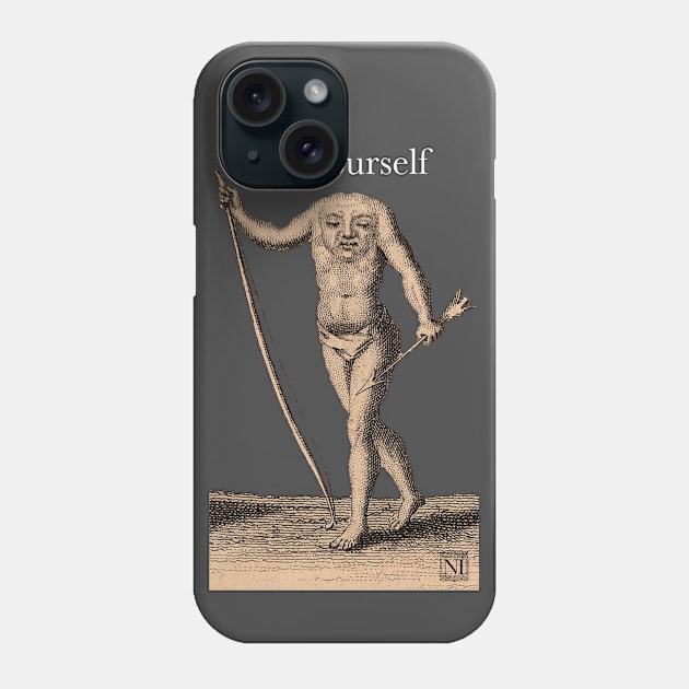 Human Monster - Be yourself T-Shirt B Phone Case by Novis Imaginibus