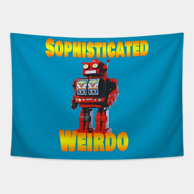 Sophisticated Weirdo Tapestry by atomicsnackbar