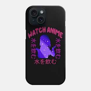 Watch Anime - Rare Japanese Vaporwave Aesthetic Phone Case