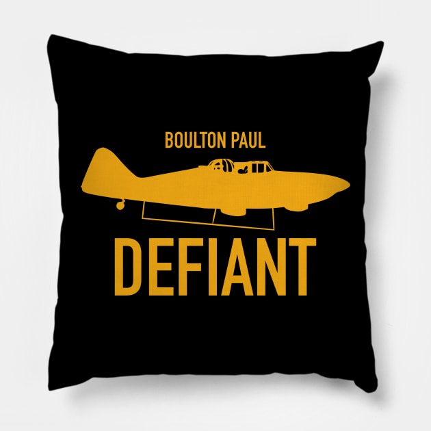 Boulton Paul Defiant Pillow by Tailgunnerstudios