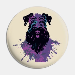 Giant Schnauzer Munich Schnauzer Stencil Pin