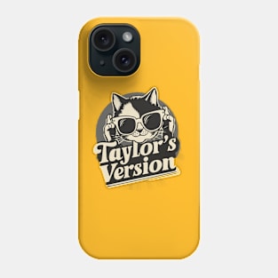 taylors cat glasses version Phone Case