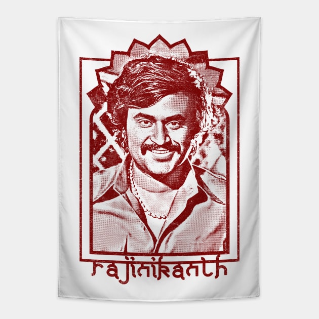 Rajinikanth ---- Vintage Look Original Design Tapestry by DankFutura