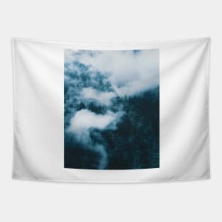 Fog in a Forest - Landscape Photography Tapestry