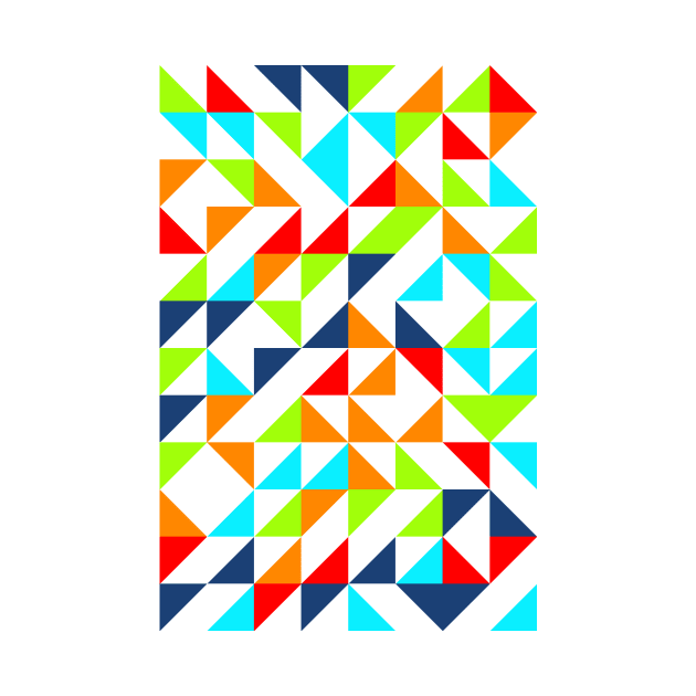 Aesthetic Geometric Pattern - Triangle #3 by Trendy-Now