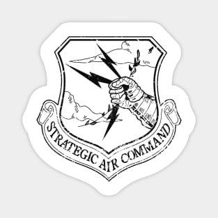 Strategic Air Command - Small Black Logo Magnet