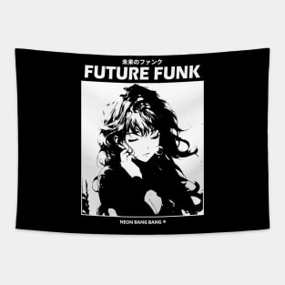 Future Funk Vaporwave Manga Aesthetic Tapestry