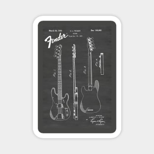 US Patent - Fender Bass Guitar Magnet