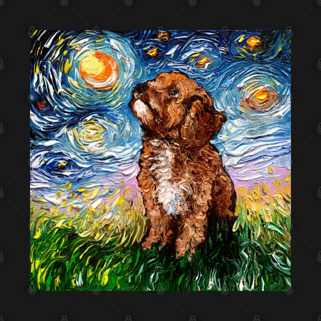 Cavapoo Night by sagittariusgallery