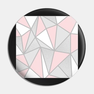 Grey & Pink Geo Pin