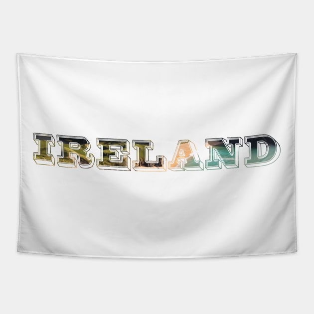 Love Ireland Travel T-shirt Tapestry by cricky