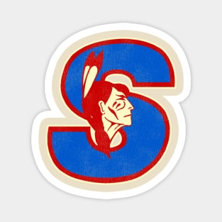 Defunct Springfield Indians Hockey Team Magnet