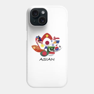 I Am an Asian World Flower Phone Case