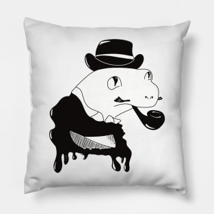 Fancy Frog with Pipe Pillow