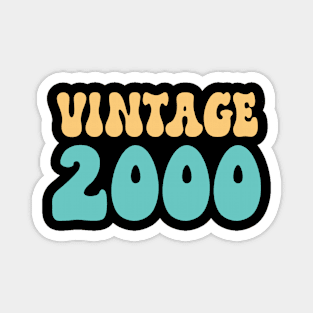 birthday vintage 2000 Magnet