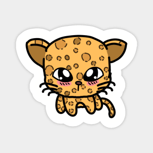 cute leopard Magnet