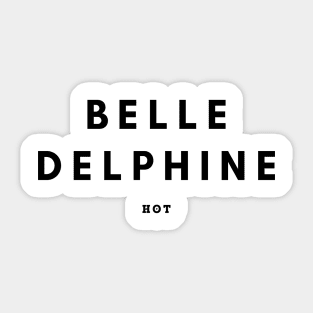 Belle Delphine minecraft  Sticker for Sale by bestizeyy