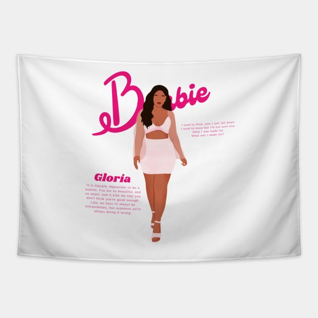 Curvy Barbie Tapestry by BillieTofu