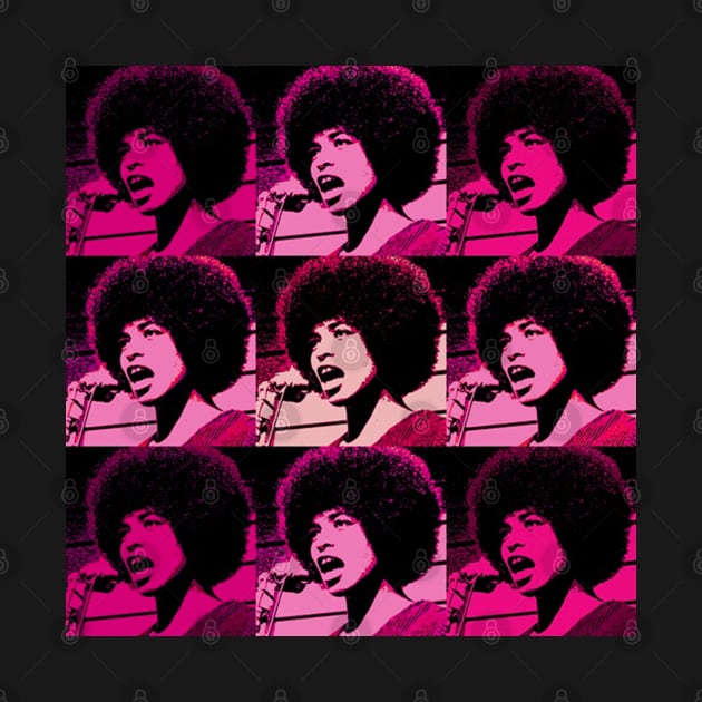 Angela Davis - Superstar in Pinks by Tainted