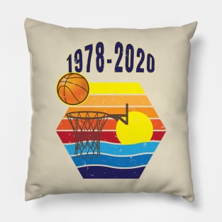 Vintage basketball sport Pillow