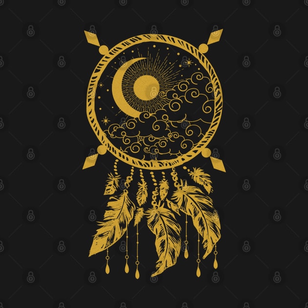 Sun and Moon Dreamcatcher by CelestialStudio