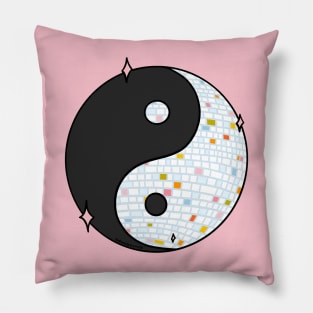 Yinyang Disco Ball Pillow