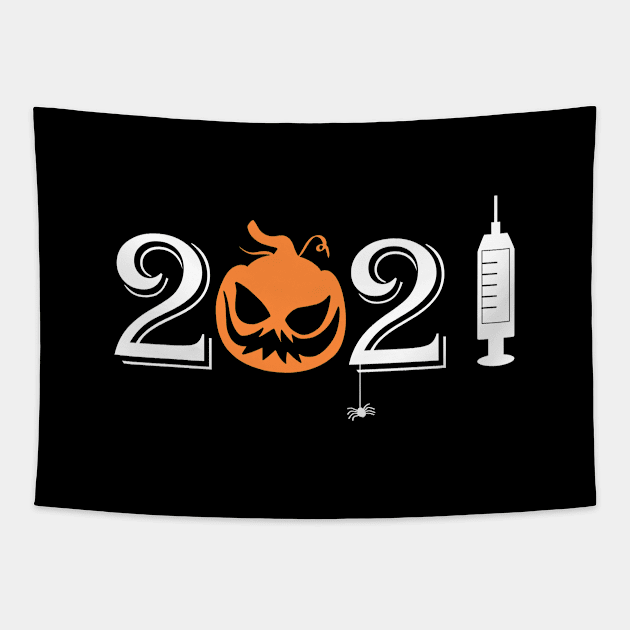 Funny Halloween 2021 Tapestry by SKHR-M STORE