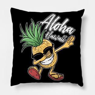 Dabbing Pineapple Aloha Hawaii Pillow