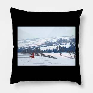 Snowy Travel Pillow