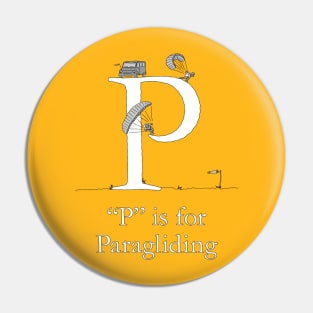 P is for Paragliding Pin