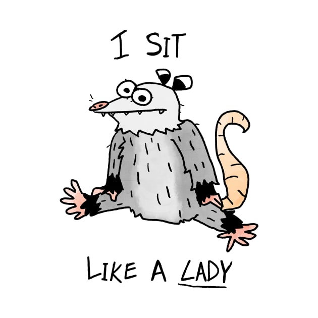 Possum Sit Like a Lady by Hillopurkki