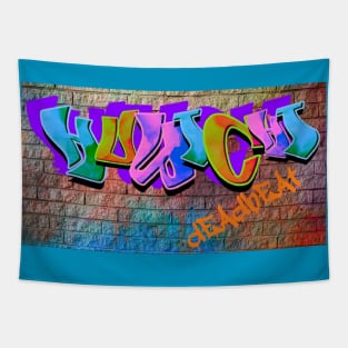 dEAdbEAt HuWiChi Wall Graffiti Design Tapestry