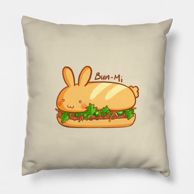 Bun-Mi Pillow by mschibious