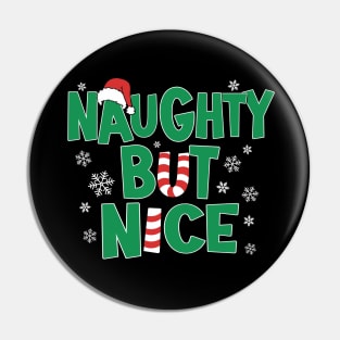 Funny Joke Naughty But Nice Christmas Humor Pin